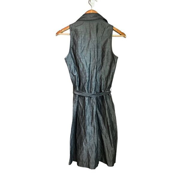 Ann taylor grey Ramie blend sleeveless dress‎ - Picture 8 of 8